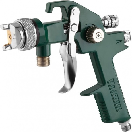 Краскопульт пневматический KRAFTOOL AirKraft HVLP с нижним бачком, 1.4мм
Краскопульт пневматический KRAFTOOL AirKraft HVLP с нижним бачком, 1.4мм