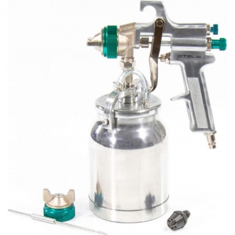 Краскораспылитель AS 702 НP профессиональный, всасывающего типа, сопло 1,8 мм и 2,0 мм Stels
Краскораспылитель AS 702 НP профессиональный, всасывающего типа, сопло 1,8 мм и 2,0 мм Stels