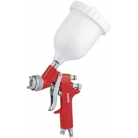 Краскораспылитель HP пневмат. с верхним бачком V= 0,6 л, сопло диаметром 1.7 мм Matrix
Краскораспылитель HP пневмат. с верхним бачком V= 0,6 л, сопло диаметром 1.7 мм Matrix