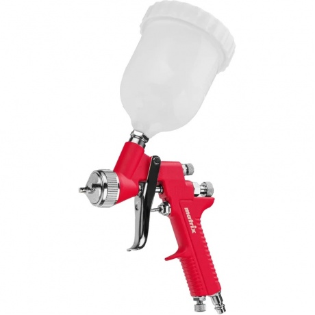 Краскораспылитель HP пневмат. с верхним бачком V= 0,6 л, сопло диаметром 1.7 мм Matrix
Краскораспылитель HP пневмат. с верхним бачком V= 0,6 л, сопло диаметром 1.7 мм Matrix