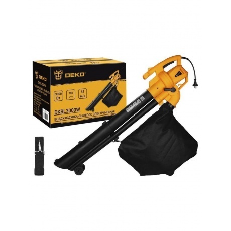 Воздуходувка-пылесос электрическая Deko DKBL3000W
Воздуходувка-пылесос электрическая Deko DKBL3000W