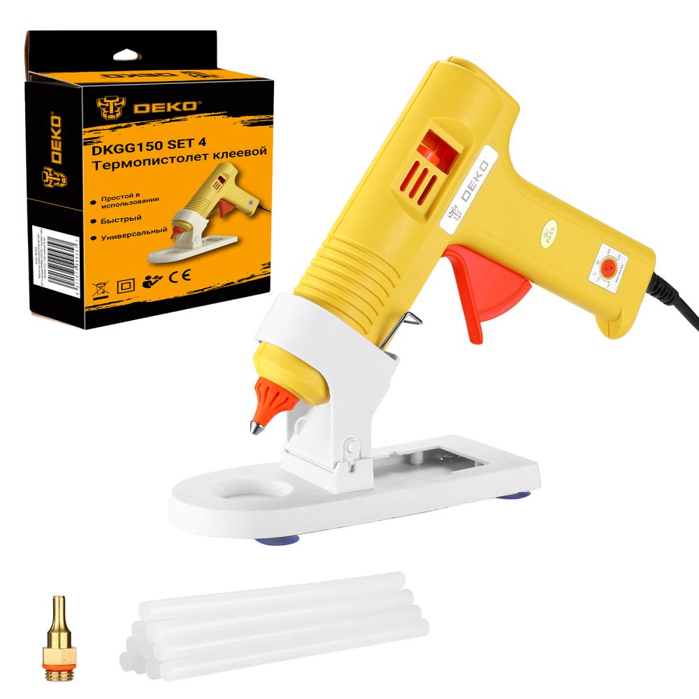 Термопистолет клеевой DEKO DKGG150 150ВТ SET4 с функцией THERMAL CONTROL + подставка + набор стержней (10 шт, 11 мм) и сменным соплом
Термопистолет клеевой DEKO DKGG150 150ВТ SET4 с функцией THERMAL CONTROL + подставка + набор стержней (10 шт, 11 мм) и сменным соплом