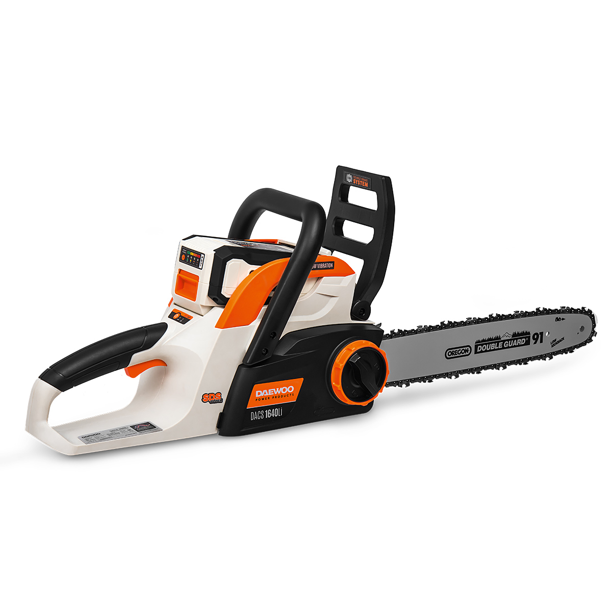 Пила цепная аккумуляторная Daewoo DACS 1640Li
Пила цепная аккумуляторная Daewoo DACS 1640Li
