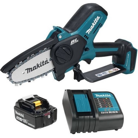 Пила цепная аккумуляторная Makita DUC101SF 320Вт шины:4"(10cm), 1 аккум. 3Ач ЗУ
Пила цепная аккумуляторная Makita DUC101SF 320Вт шины:4"(10cm), 1 аккум. 3Ач ЗУ