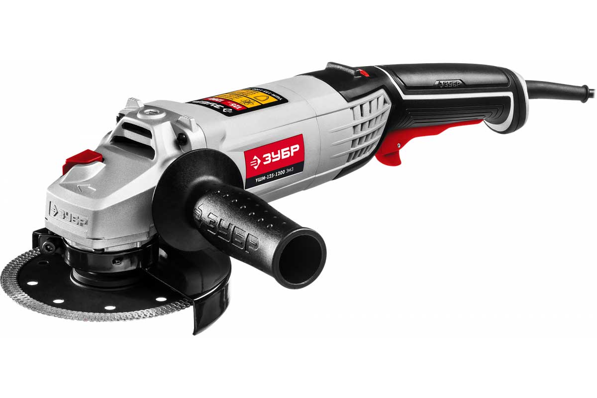 Машина шлифовальная угловая Зубр УШМ-125-1200 ЭМ3
Машина шлифовальная угловая Зубр УШМ-125-1200 ЭМ3