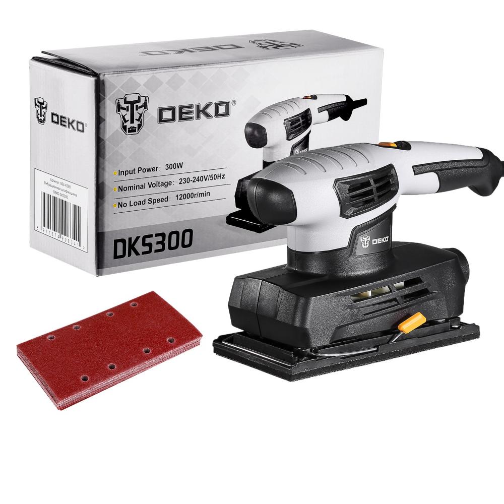 Вибрационная шлифмашина DEKO DKS300
Вибрационная шлифмашина DEKO DKS300