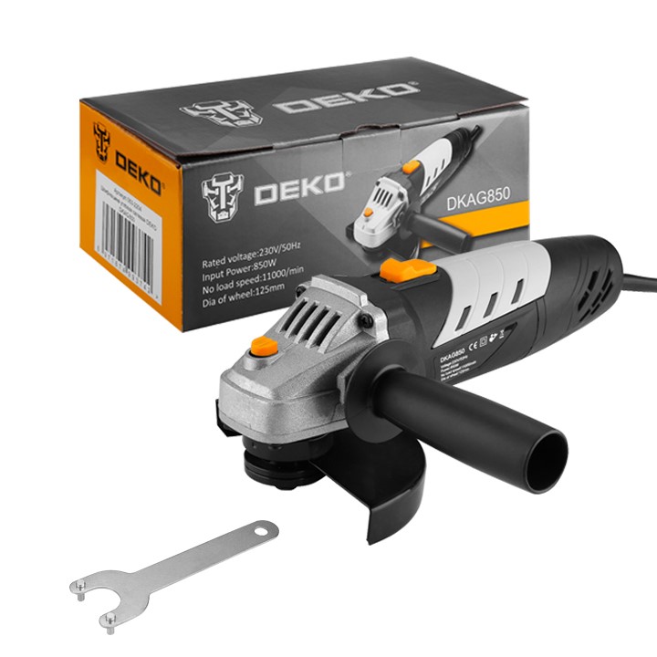 Шлифмашина угловая сетевая DEKO DKAG850
Шлифмашина угловая сетевая DEKO DKAG850