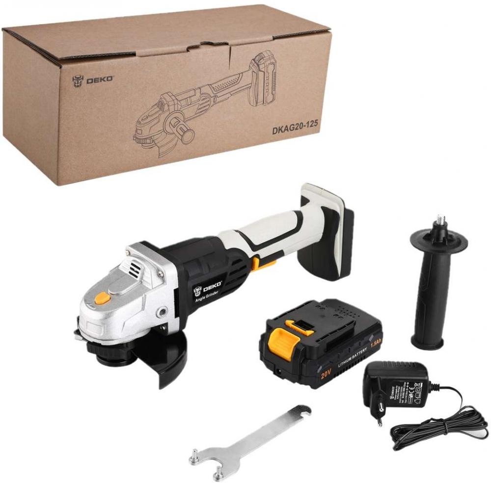 Углошлифовальная машина DEKO DKAG20-125
Углошлифовальная машина DEKO DKAG20-125