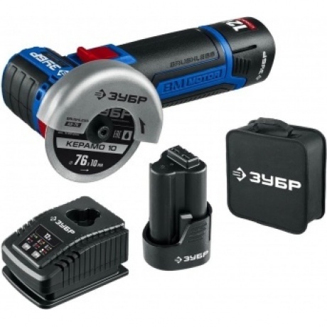 УШМ ЗУБР 12 В, D76 мм, 2 АКБ тип Т7 (4 А·ч), бесщеточная, сумка, Профессионал (AB-76-42)
УШМ ЗУБР 12 В, D76 мм, 2 АКБ тип Т7 (4 А·ч), бесщеточная, сумка, Профессионал (AB-76-42)