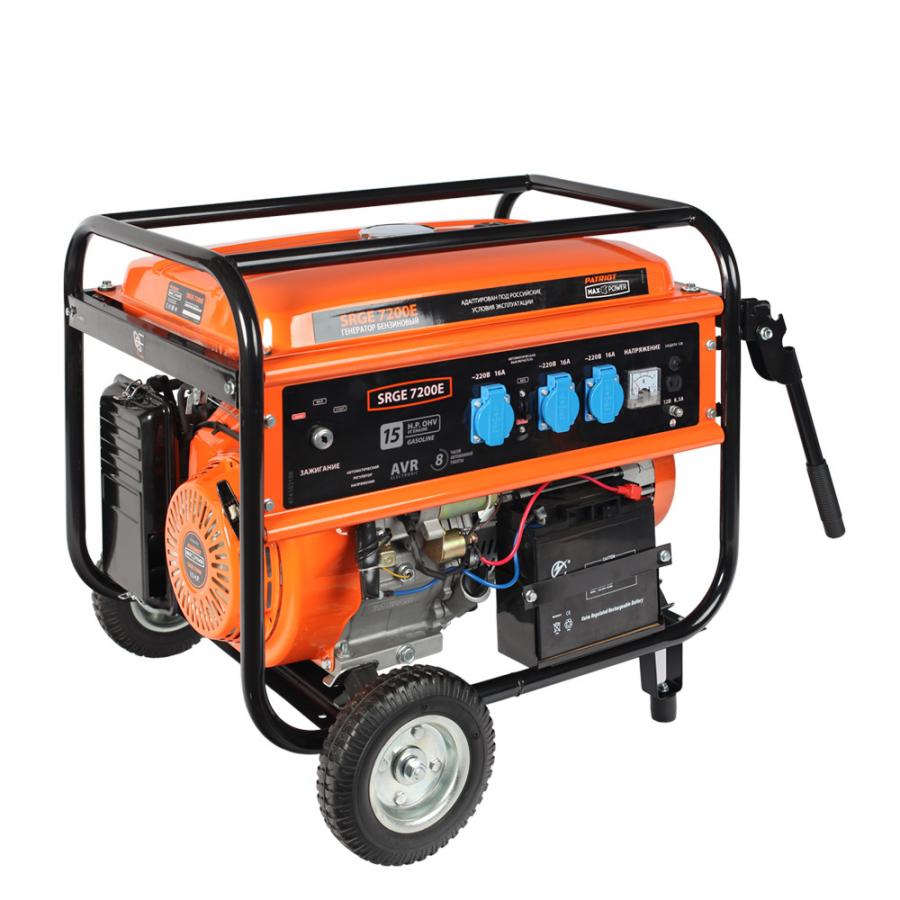 Генератор бензиновый Patriot Max Power SRGE 7200E 474103188
Генератор бензиновый Patriot Max Power SRGE 7200E 474103188