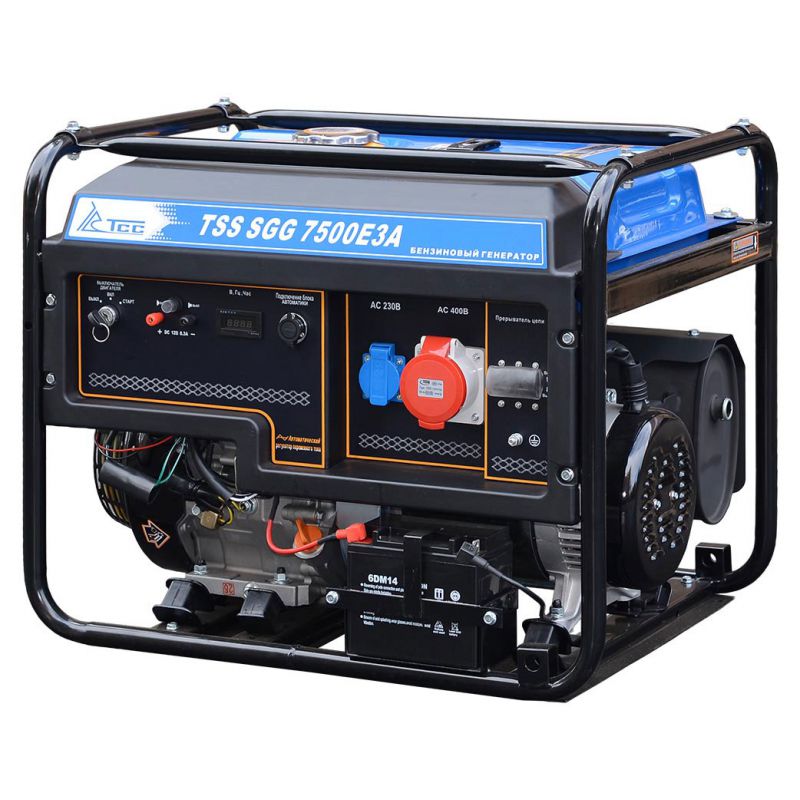 Генератор бензиновый ТСС SGG 7500Е3A
Генератор бензиновый ТСС SGG 7500Е3A