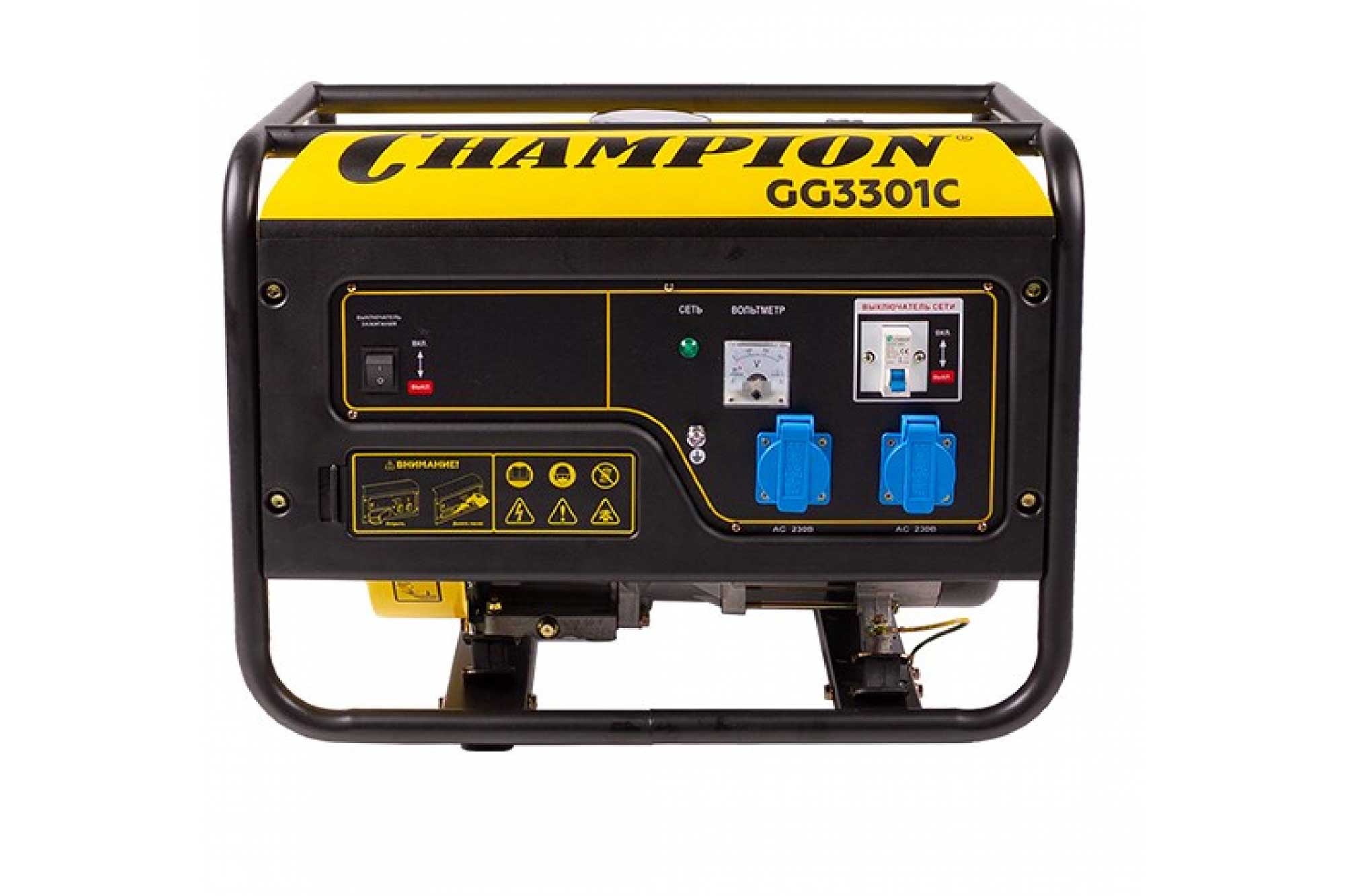 Генератор бензиновый Champion GG3301C
Генератор бензиновый Champion GG3301C