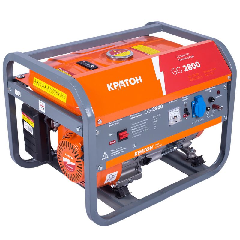 Генератор бензиновый Кратон GG-2800
Генератор бензиновый Кратон GG-2800