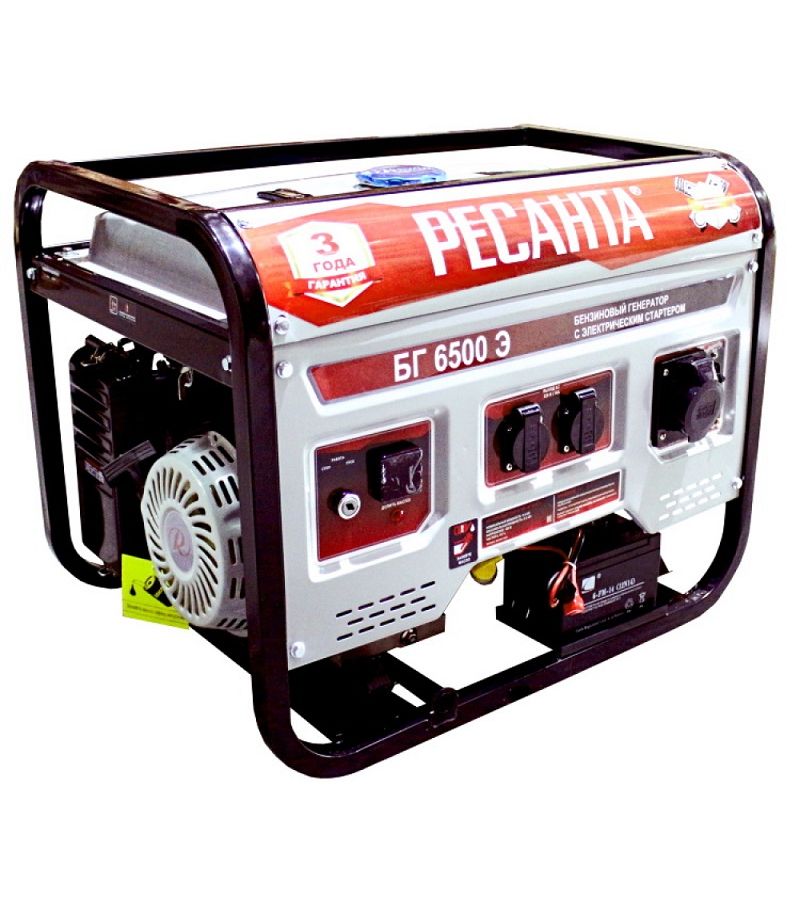 Электрогенератор Ресанта БГ 6500 Э
Электрогенератор Ресанта БГ 6500 Э