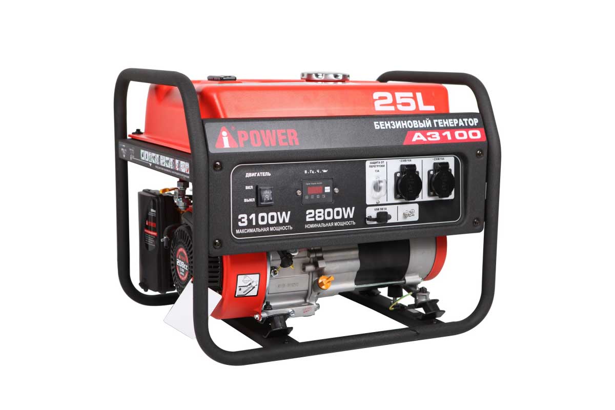 Генератор бензиновый A-iPower A3100 (20102)
Генератор бензиновый A-iPower A3100 (20102)