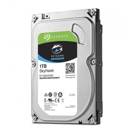 Жесткий диск Seagate SkyHawk 1Tb (ST1000VX005)
Жесткий диск Seagate SkyHawk 1Tb (ST1000VX005)