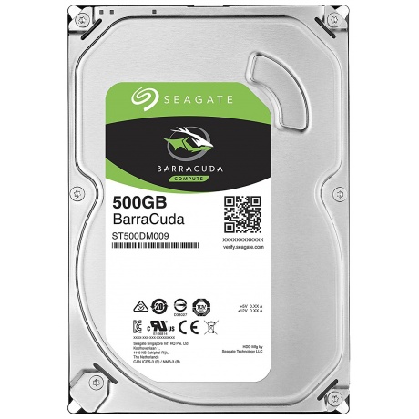 Жесткий диск Seagate Barracuda 500Gb (ST500DM009)
Жесткий диск Seagate Barracuda 500Gb (ST500DM009)