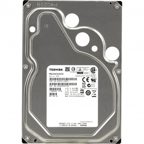 Жесткий диск HDD Toshiba SATA3 4Tb (MG04ACA400E)
Жесткий диск HDD Toshiba SATA3 4Tb (MG04ACA400E)