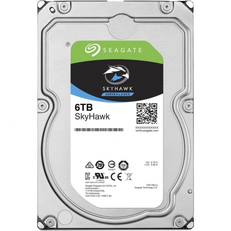 Жесткий диск Seagate Skyhawk 6Tb (ST6000VX001)
Жесткий диск Seagate Skyhawk 6Tb (ST6000VX001)