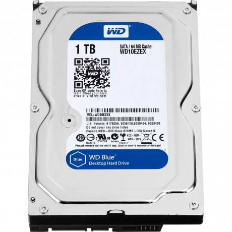 Жесткий диск WD SATA Blue 1TB (WD10EZEX)
Жесткий диск WD SATA Blue 1TB (WD10EZEX)