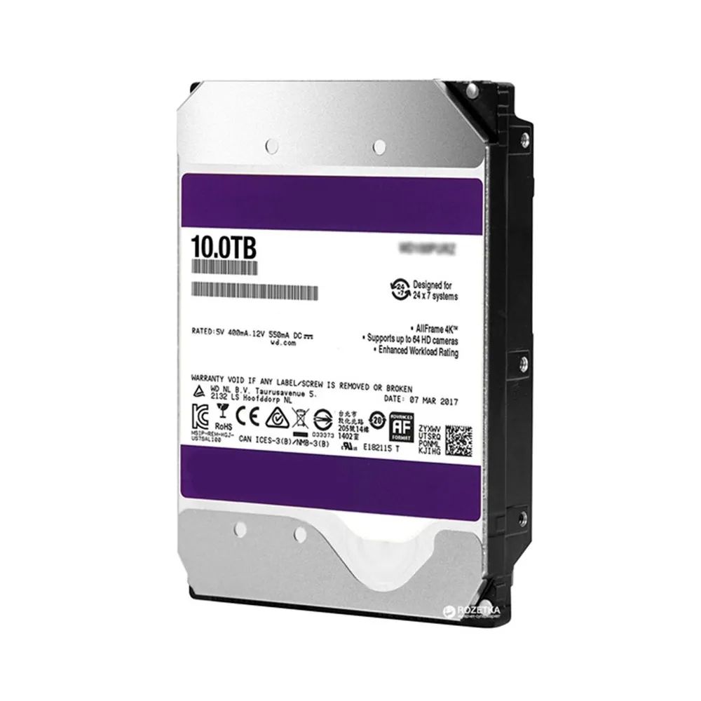 Жесткий диск Western Digital SATA-III 10Tb Purple Pro (WD101PURA)
Жесткий диск Western Digital SATA-III 10Tb Purple Pro (WD101PURA)