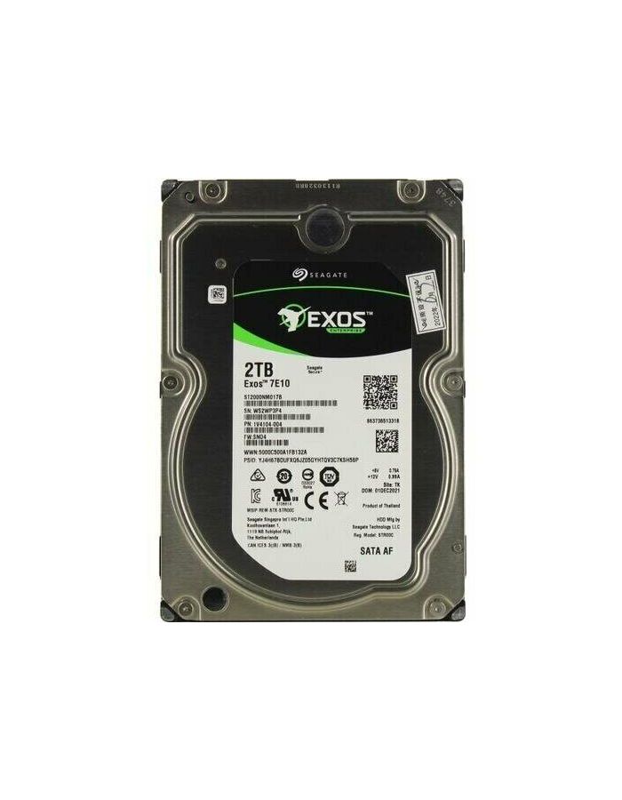 Жесткий диск HDD Seagate Exos 7E10 2TB (ST2000NM017B)
Жесткий диск HDD Seagate Exos 7E10 2TB (ST2000NM017B)