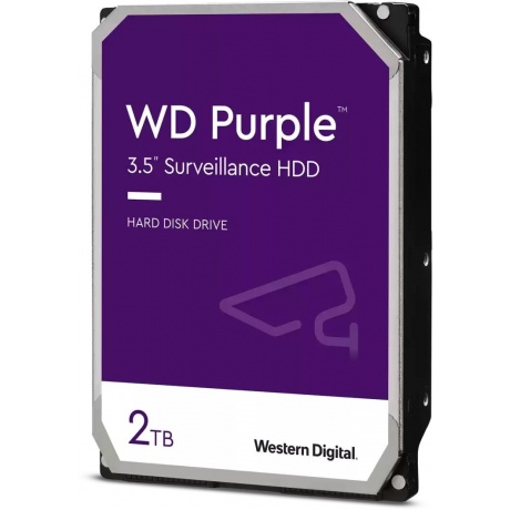 Жесткий диск WD 2 TB WD23PURZ Purple 3.5"
Жесткий диск WD 2 TB WD23PURZ Purple 3.5"