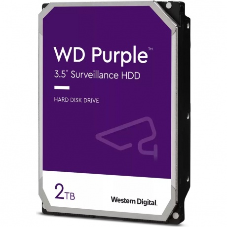 Жесткий диск WD 2 TB WD23PURZ Purple 3.5"
Жесткий диск WD 2 TB WD23PURZ Purple 3.5"