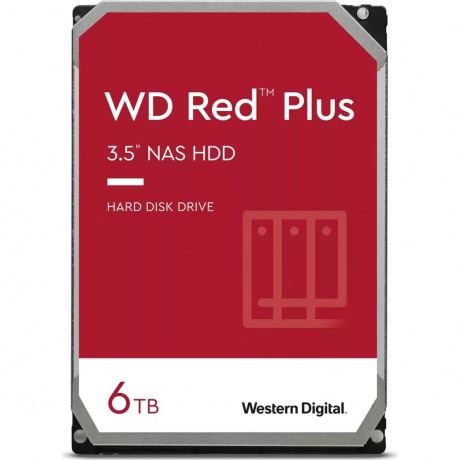 Жесткий диск Western Digital WD Red Plus 6 ТБ 3.5" (WD60EFPX)
Жесткий диск Western Digital WD Red Plus 6 ТБ 3.5" (WD60EFPX)