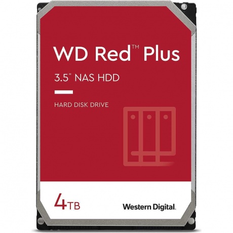 Жесткий диск HDD WD 3.5" NAS 4TB Red Plus SATA III WD40EFPX
Жесткий диск HDD WD 3.5" NAS 4TB Red Plus SATA III WD40EFPX