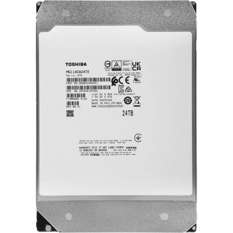 Жесткий диск Toshiba SATA-III 24TB MG11ACA24TE
Жесткий диск Toshiba SATA-III 24TB MG11ACA24TE