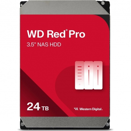 Жесткий диск WD SATA-III 24TB WD240KFGX NAS Red Pro
Жесткий диск WD SATA-III 24TB WD240KFGX NAS Red Pro