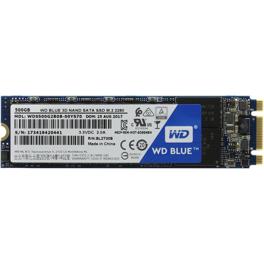 Накопитель SSD WD Blue 500Gb (WDS500G2B0B)
Накопитель SSD WD Blue 500Gb (WDS500G2B0B)