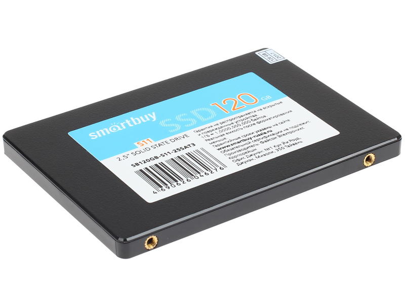Накопитель SSD SmartBuy S11 120Gb (SB120GB-S11-25SAT3
Накопитель SSD SmartBuy S11 120Gb (SB120GB-S11-25SAT3