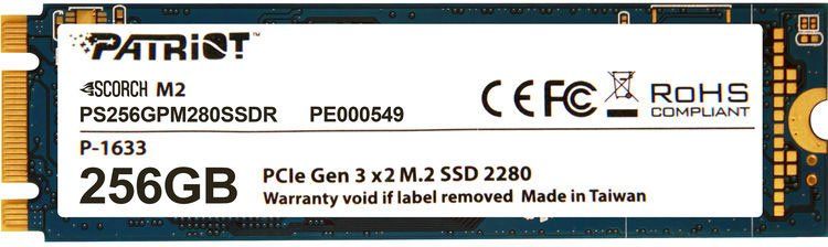 Накопитель SSD Patriot Scorch 256Gb (PS256GPM280SSDR)
Накопитель SSD Patriot Scorch 256Gb (PS256GPM280SSDR)