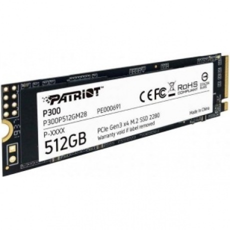 Накопитель SSD Patriot 512Gb P300 (P300P512GM28)
Накопитель SSD Patriot 512Gb P300 (P300P512GM28)