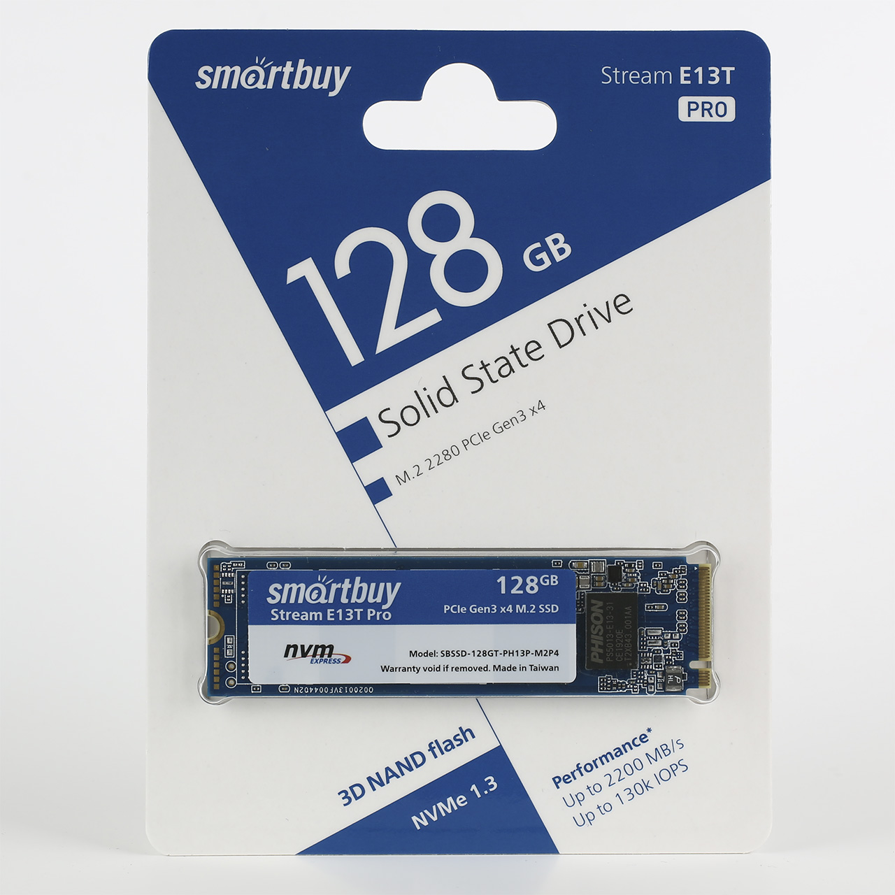 Накопитель SSD Smartbuy Stream E13T Pro 128Gb (SBSSD-128GT-PH13P-M2P4)
Накопитель SSD Smartbuy Stream E13T Pro 128Gb (SBSSD-128GT-PH13P-M2P4)