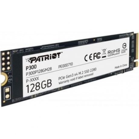 Накопитель SSD Patriot P300 128Gb (P300P128GM28)
Накопитель SSD Patriot P300 128Gb (P300P128GM28)