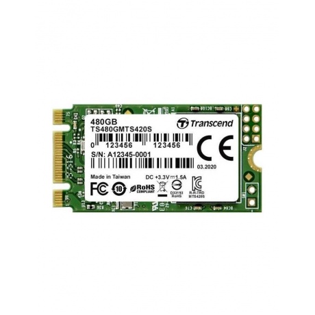 Накопитель SSD Transcend MTS420 480Gb (TS480GMTS420S)
Накопитель SSD Transcend MTS420 480Gb (TS480GMTS420S)
