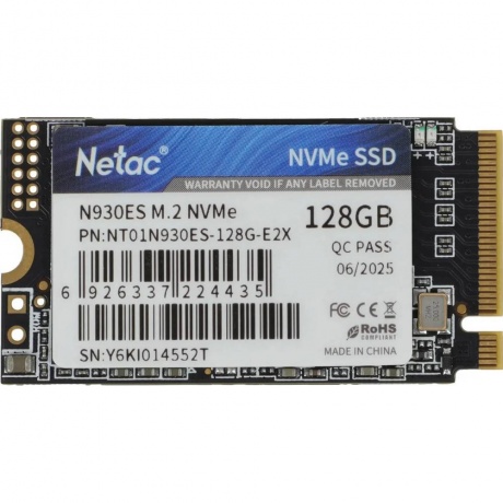 Накопитель SSD Netac N930ES Series 128Gb (NT01N930ES-128G-E2X)
Накопитель SSD Netac N930ES Series 128Gb (NT01N930ES-128G-E2X)