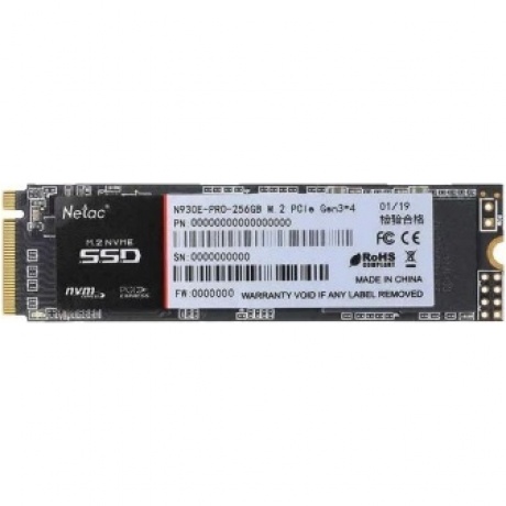 Накопитель SSD Netac N930E Pro Series 256Gb (NT01N930E-256G-E4X)
Накопитель SSD Netac N930E Pro Series 256Gb (NT01N930E-256G-E4X)