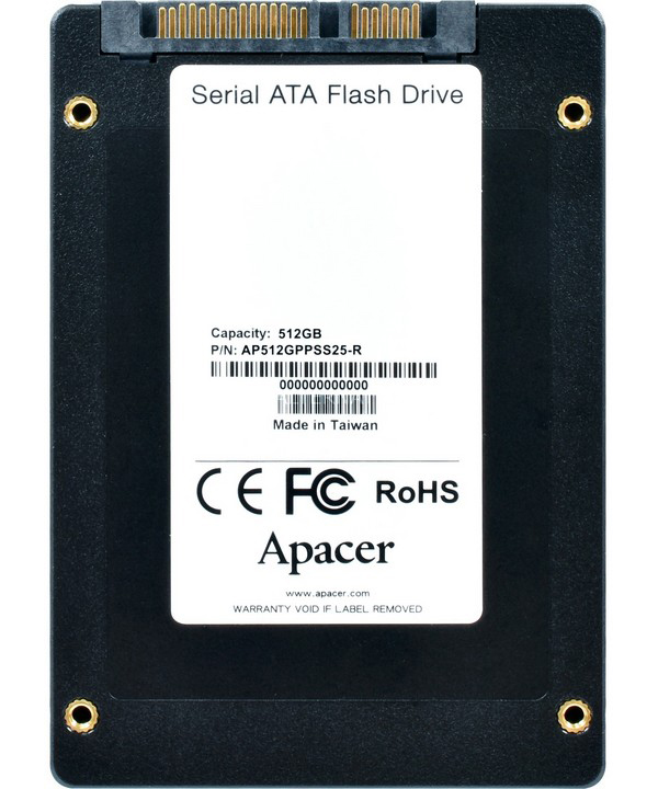 Накопитель SSD Apacer PPSS25 512Gb (AP512GPPSS25-R)
Накопитель SSD Apacer PPSS25 512Gb (AP512GPPSS25-R)