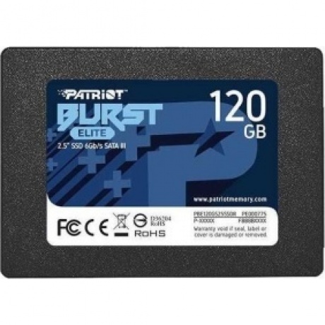 Накопитель SSD Patriot Burst Elite 120Gb (PBE120GS25SSDR)
Накопитель SSD Patriot Burst Elite 120Gb (PBE120GS25SSDR)