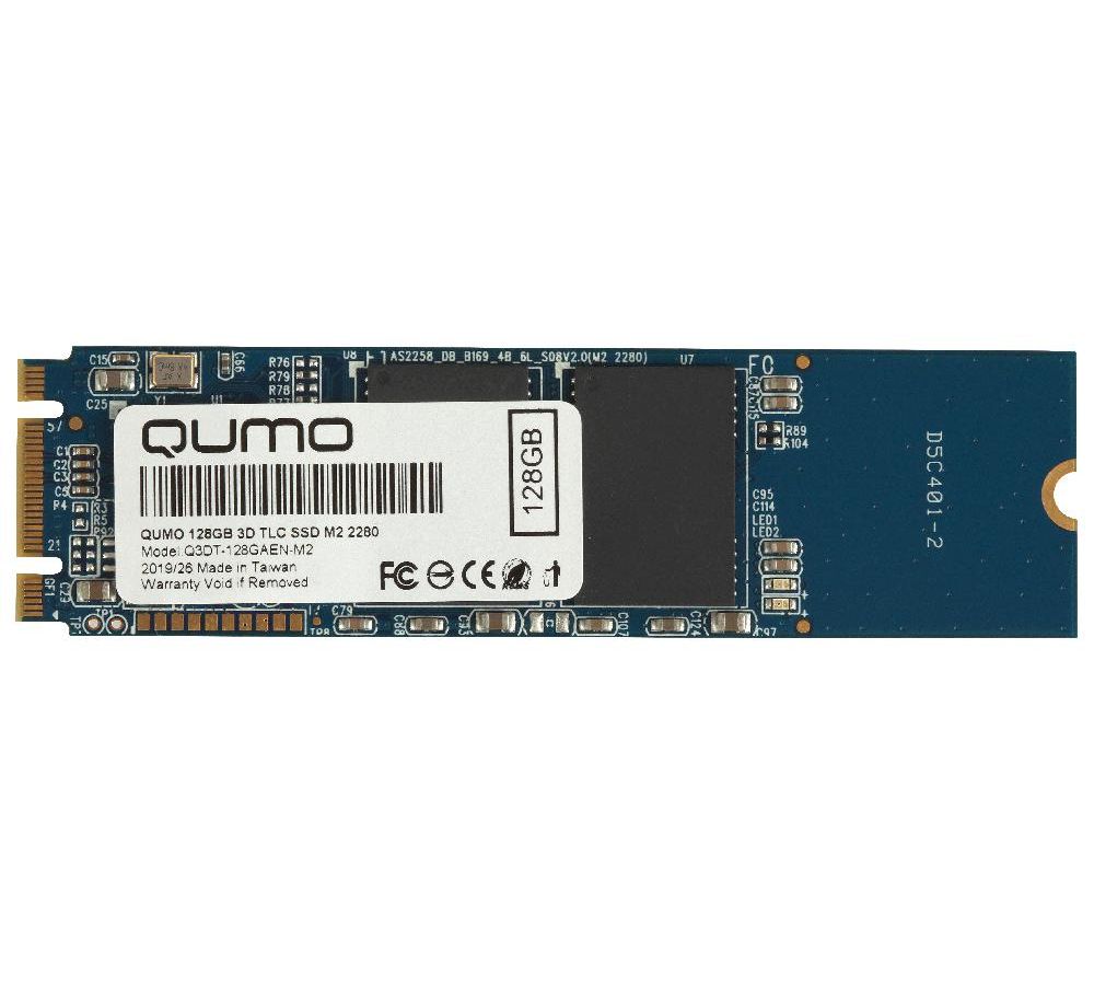 Накопитель SSD Qumo Novation TLC 3D 128Gb (Q3DT-128GAEN-M2)
Накопитель SSD Qumo Novation TLC 3D 128Gb (Q3DT-128GAEN-M2)