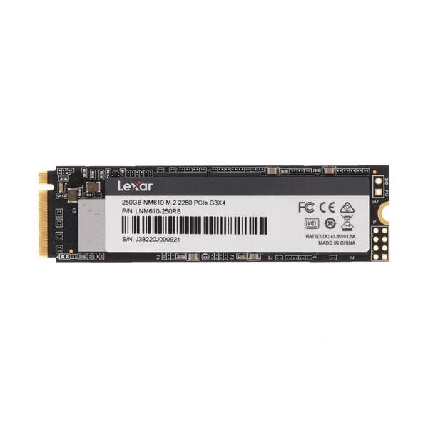 Накопитель SSD Lexar NM610 250Gb (LNM610-250RB)
Накопитель SSD Lexar NM610 250Gb (LNM610-250RB)