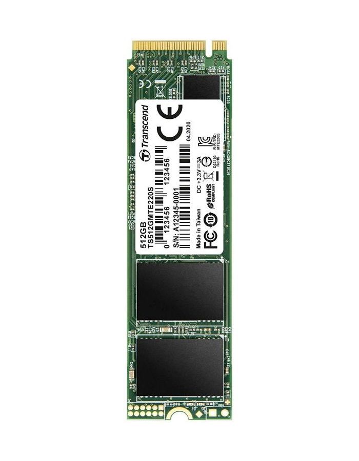 Накопитель SSD Transcend 512GB (TS512GMTE220S)
Накопитель SSD Transcend 512GB (TS512GMTE220S)