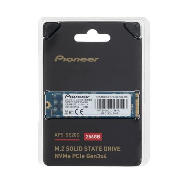 Накопитель SSD Pioneer PCIe Gen3x4 256GB (APS-SE20G-256)
Накопитель SSD Pioneer PCIe Gen3x4 256GB (APS-SE20G-256)