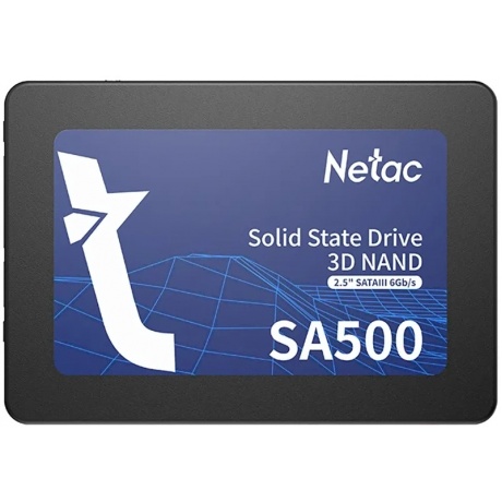 Накопитель SSD Netac SA500 480Гб (NT01SA500-480-S3X)
Накопитель SSD Netac SA500 480Гб (NT01SA500-480-S3X)