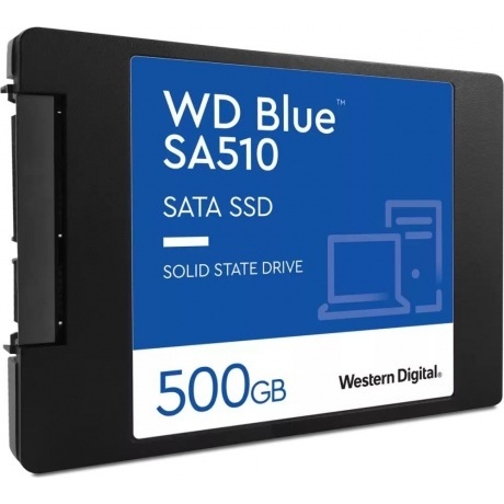 Накопитель SSD WD 500G SATA III Blue SA510 (WDS500G3B0A)
Накопитель SSD WD 500G SATA III Blue SA510 (WDS500G3B0A)