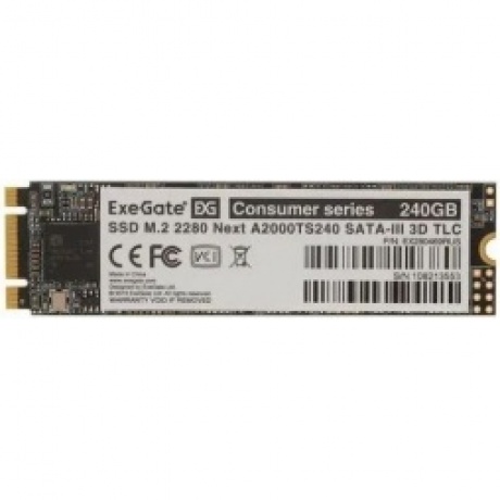 Накопитель SSD ExeGate A2000MNext 240Gb (EX280469RUS)
Накопитель SSD ExeGate A2000MNext 240Gb (EX280469RUS)